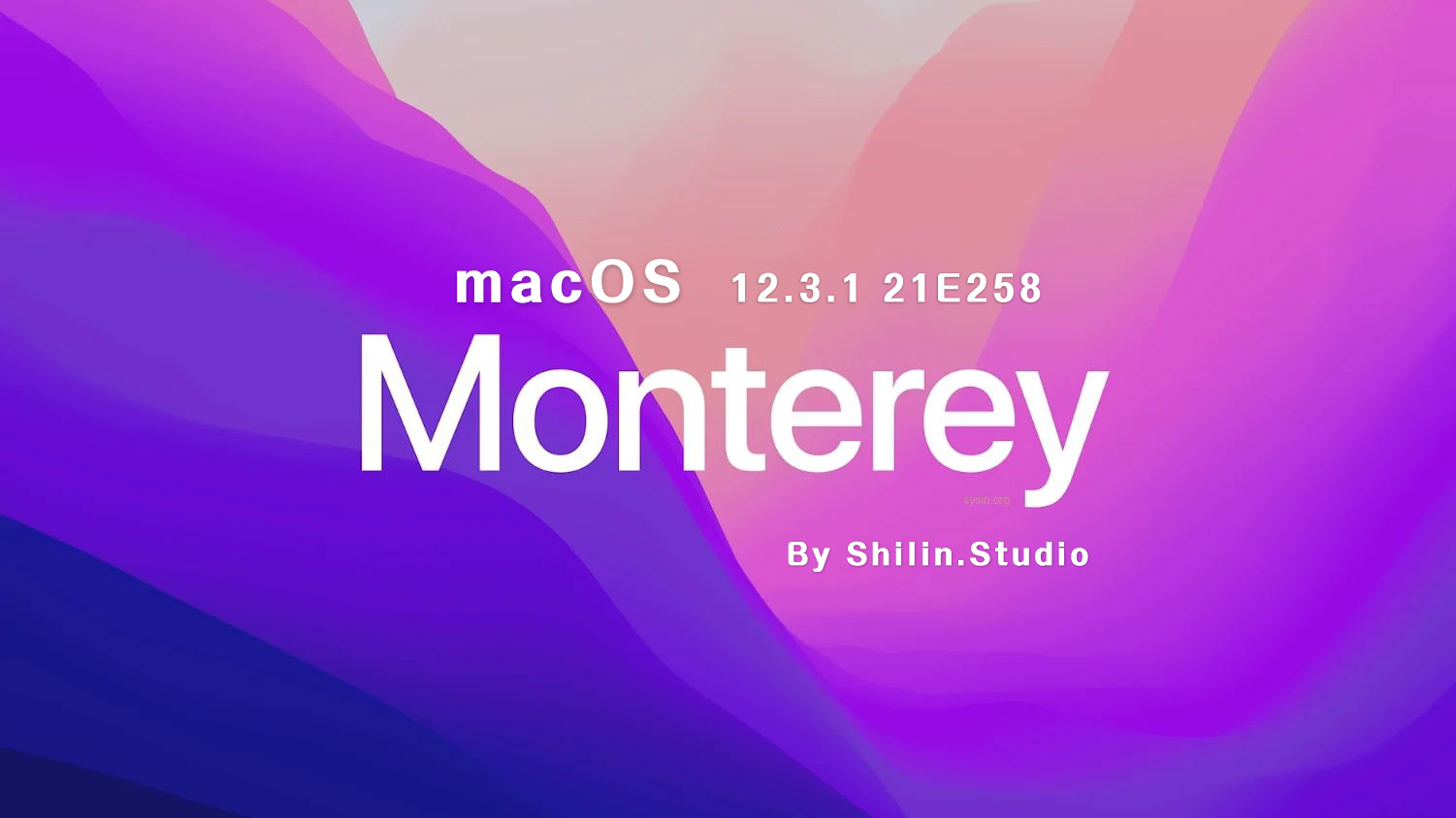 [macOS]macOS_Monterey_12.3.1_21E258_Shilin_Studio.rar可引导可虚拟机安装镜像包（已修复引导并优化）